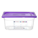 Capac Gastronorm mov, GN 1/2, Hendi, 325x265mm mm, HACCP, polipropilena