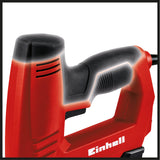 Capsator electric Einhell TC - EN 20 E, pentru capse tip 53 (6 - 14 mm), cuie tip 47 (14 mm), preselectare electronica a fortei de impact,varf de siguranta, incl. 1000 capse/500 cuie Einhell - scule electrice si unelte profesionale - BricoMart