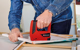 Capsator pe acumulator Einhell TC - CT 3.6 Li, 3.6 V, 1.3 Ah, 30 /min, maner ergonomic moale, varf de siguranta, livrarea include cutie metalica, incarcator si 1000 de capse Einhell - scule electrice si unelte profesionale - BricoMart