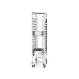 Carucior debarasare tavi, capacitate 15 tavi x GN 1/1(530x325mm), inox, 615x450x(H)1695 mm, Hendi