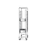 Carucior debarasare tavi, capacitate 15 tavi x GN 1/1(530x325mm), inox, 615x450x(H)1695 mm, Hendi