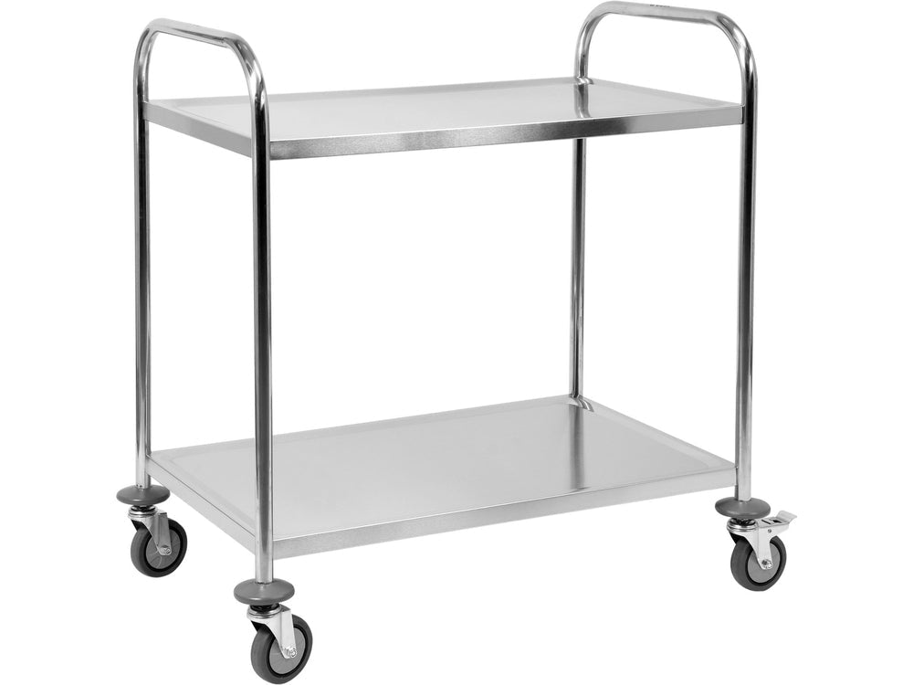 CARUCIOR PENTRU SERVIT - 2 POLITE, 860X530X950MM Yato YG - 09090 - Carucior pentru ospatari, 860x530x950 mm, 820x500 mm, 570 mm Yato - scule electrice si unelte profesionale - BricoMart