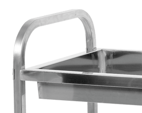 CARUCIOR PENTRU SERVIT CU PERETI - 2 POLITE, 950X500X950MM Yato YG - 09099 - Carucior pentru ospatari, 950x500x950 mm, 820x430 mm, 90 mm Yato - scule electrice si unelte profesionale - BricoMart