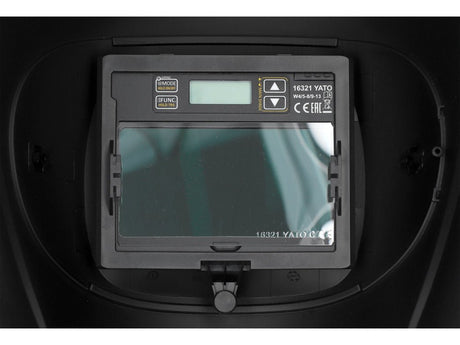 CASCA DE SUDURA CU AUTO-INTUNECARE, FILTRU TRUE COLOR Yato YT-73936 - 100 x 53 mm, 5 A, rezistent Yato - scule electrice si unelte profesionale - BricoMart