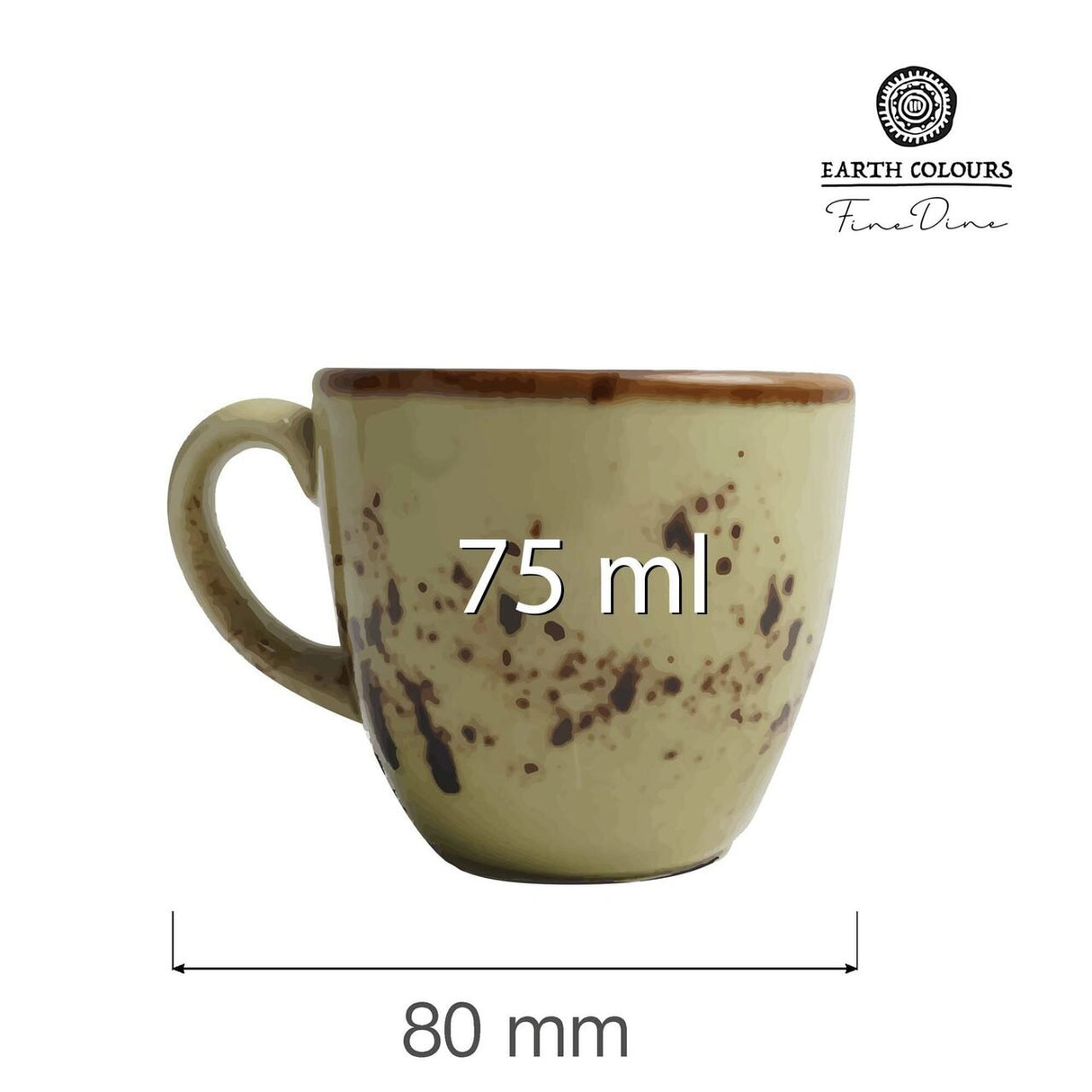 Ceașcă espresso Olive 90 ml Fine Dine