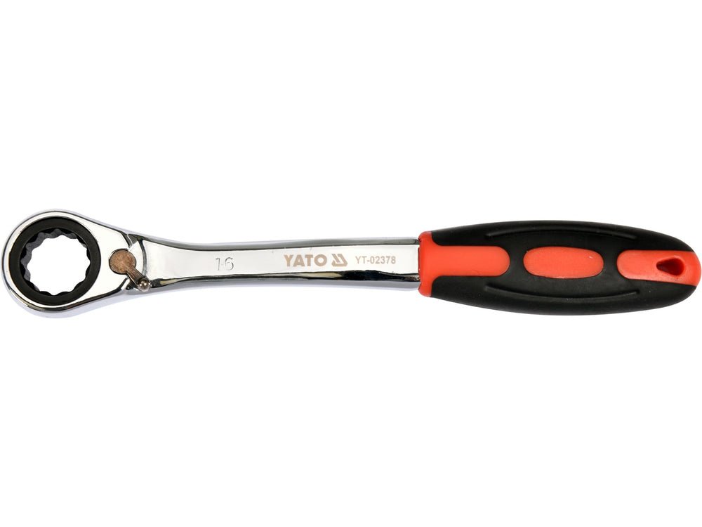 CHEIE CU CLICHET 16MM Yato YT - 02378 - Chei inelare cu clichet, ergonomic, rezistent, CrV Yato - scule electrice si unelte profesionale - BricoMart
