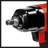 Cheie pneumatica cu impact Einhell TC - PW 610, cuplu maxim 610 Nm, rotatie stanga/dreapta, incl. 10 chei tubulare pentru burghiu, recipient de ulei (gol, niplu de conectare, extensie 125 mm Einhell - scule electrice si unelte profesionale - BricoMart