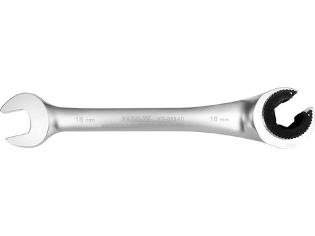 Cheie semideschisa cu clichet YATO YT-01340, 18 mm - imagine 2