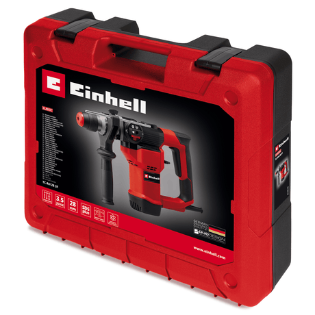 Ciocan rotopercutor Einhell TC - RH 28 3F, 950 W, 3,5 J, mecanism pneumatic de percutie, SDS - Plus, opritor de adancime, gaurire/gaurire cu percutie/daltuire cu opritor de rotatie, incl. geanta Einhell - scule electrice si unelte profesionale - BricoMart