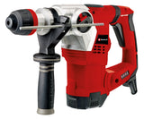 Ciocan rotopercutor Einhell TE - RH 32 E, 1250W, 5,0J, diametru gaurire beton 32mm, 4 functii, maner antivibratii cu Press - Control, mandrina SDS - Plus, geanta de transport Einhell - scule electrice si unelte profesionale - BricoMart