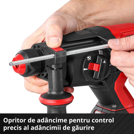 Ciocan rotopercutor fara fir Einhell TP - HD 18/22 D Li BL - Solo - Softgrip BricoMart - scule electrice si unelte profesionale - BricoMart
