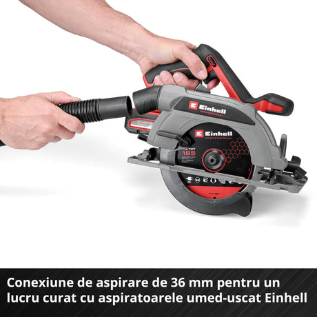 Circular de mana fara fir Einhell TP - CS 18/165 Li BL - Solo - indicator LED, Softgrip BricoMart - scule electrice si unelte profesionale - BricoMart