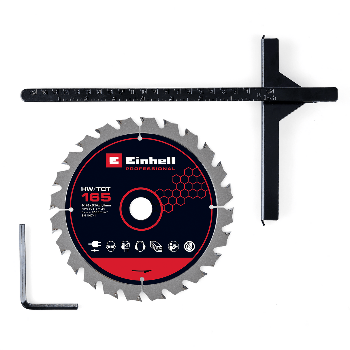Circular de mana fara fir Einhell TP - CS 18/165 Li BL - Solo - indicator LED, Softgrip BricoMart - scule electrice si unelte profesionale - BricoMart
