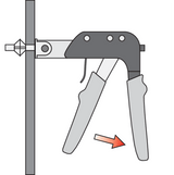 CLESTE PENTRU ANCORE METALICE Vorel 4320 - ergonomic Vorel - scule electrice si unelte profesionale - BricoMart