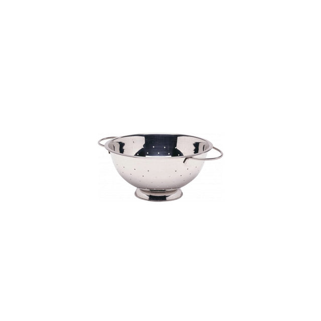 Colander Hendi, otel inoxidabil, cu baza si 2 manere, 280x(H)135 mm