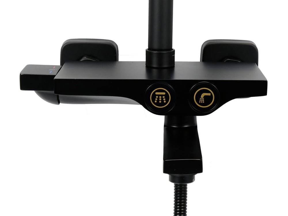 COLOANA DUS ''NOIR 2'' Fala 75889 - Coloane si seturi de dus, ergonomic, rezistent Fala - scule electrice si unelte profesionale - BricoMart