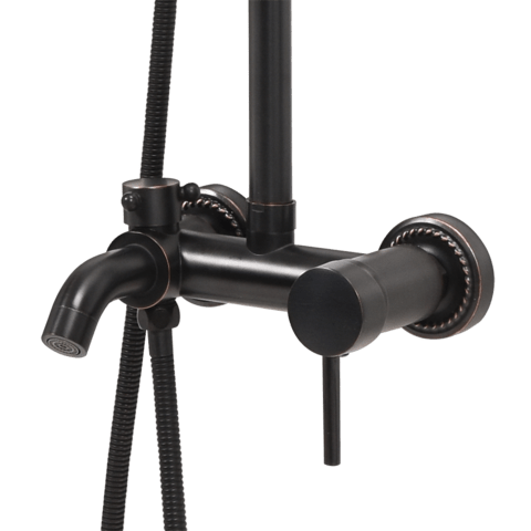 COLOANA DUS ''RETRO BLACK 2'' Fala 75813 - Coloane si seturi de dus, 16 cm, 20 cm, 33 cm Fala - scule electrice si unelte profesionale - BricoMart