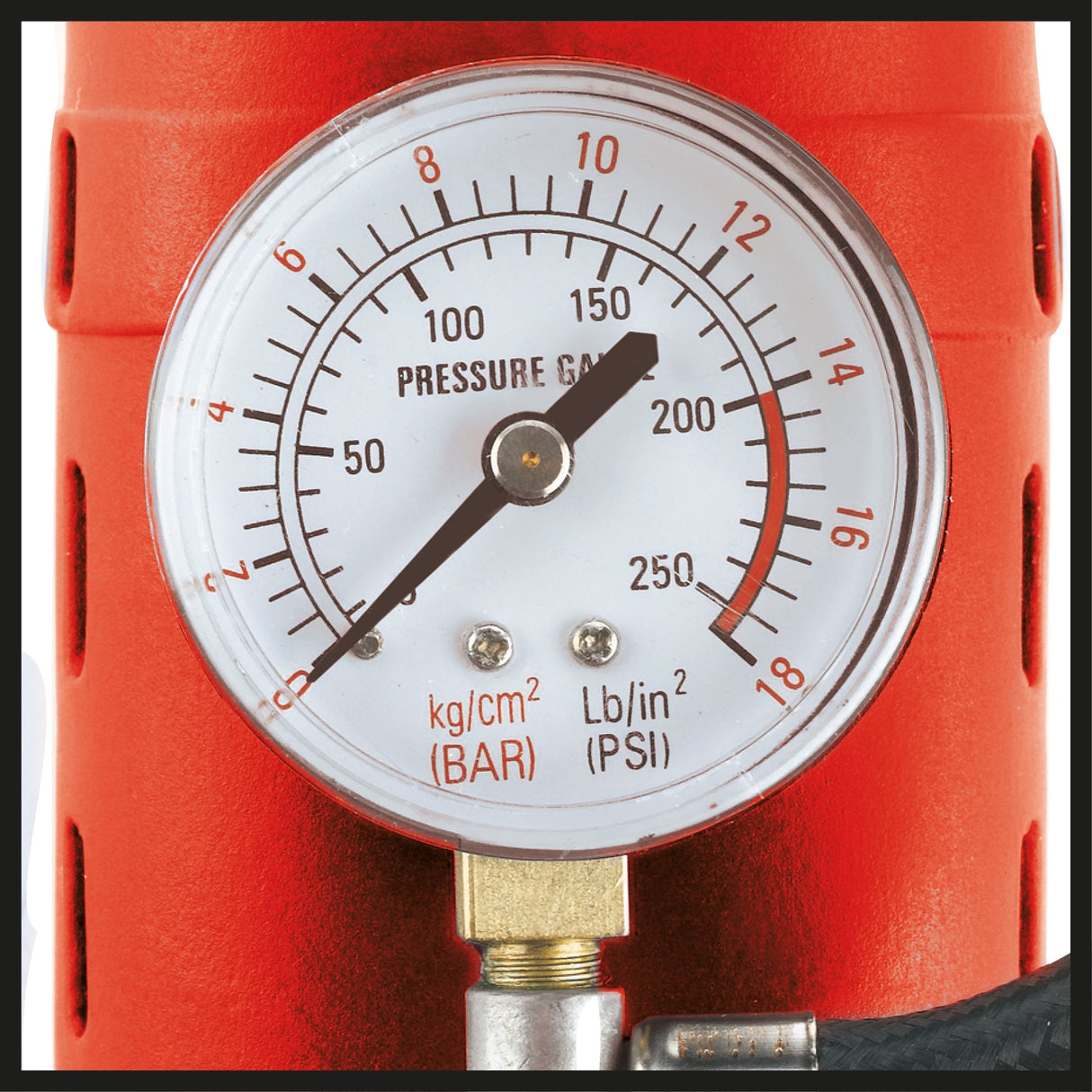 Compresor auto Einhell CC - AC 12V, manometru max. 18 bar, furtun de aer, 3 adaptoare, cablu de alimentare 2,90 m cu mufa pentru priza auro 12V Einhell - scule electrice si unelte profesionale - BricoMart