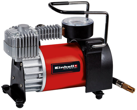 Compresor auto Einhell CC - AC 35/10 12 V, max. 8 bar, debit 35 l/min, conexiune bricheta, manometru, inclusiv 4 adaptoare suplimentare Einhell - scule electrice si unelte profesionale - BricoMart