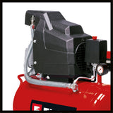 Compresor Einhell TC - AC 190/24/8, max. 8 bar, rezervor de 24 l, lubrifiere cu ulei, reductor de presiune, manometru + cuplaj rapid, supapa de sens unic/de siguranta, picior de cauciuc Einhell - scule electrice si unelte profesionale - BricoMart