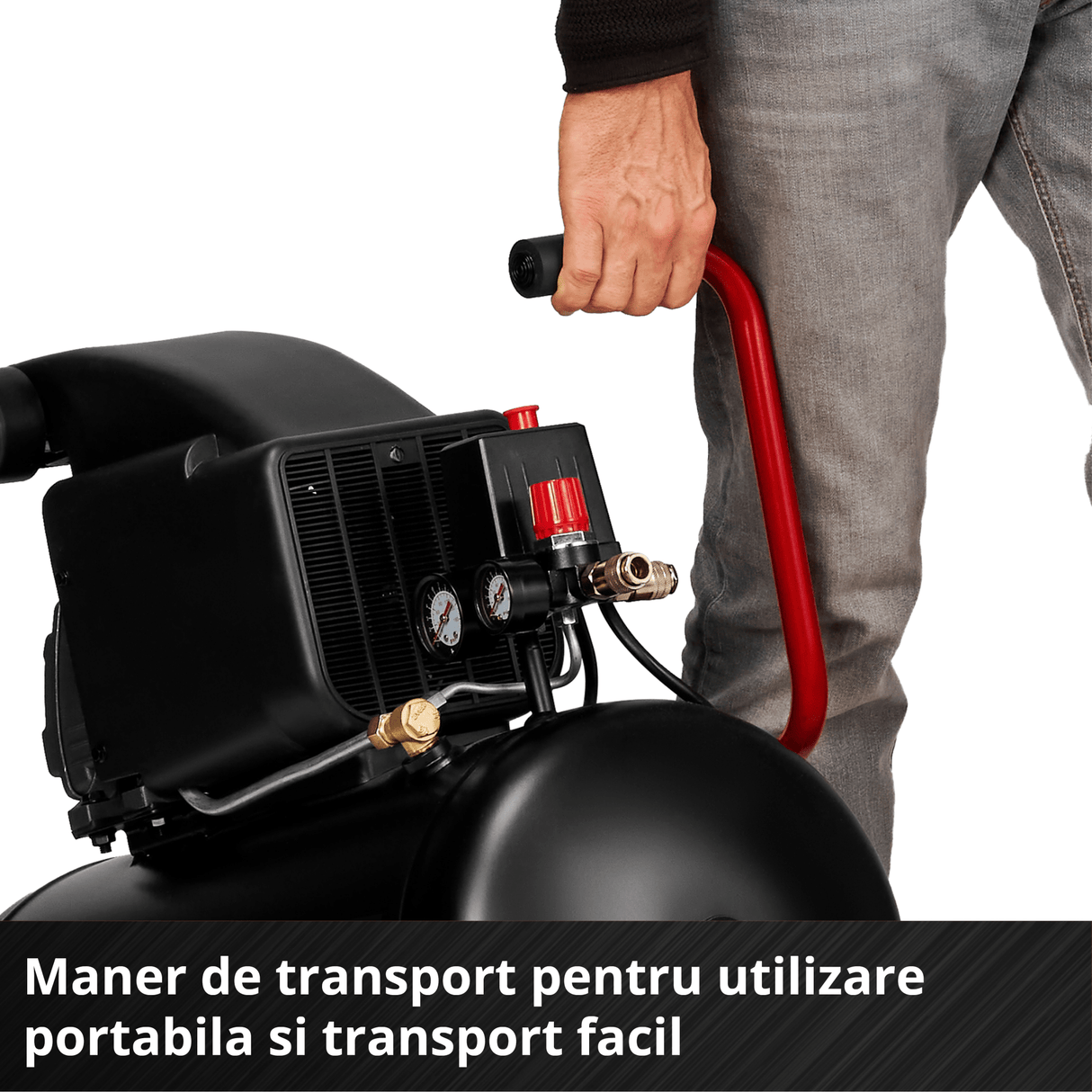 Compresor Einhell TC - AC 270/50/10 - 1800 W, 50 l, 75 dB (A) BricoMart - scule electrice si unelte profesionale - BricoMart