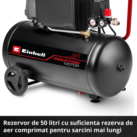 Compresor Einhell TC - AC 270/50/10 - 1800 W, 50 l, 75 dB (A) BricoMart - scule electrice si unelte profesionale - BricoMart