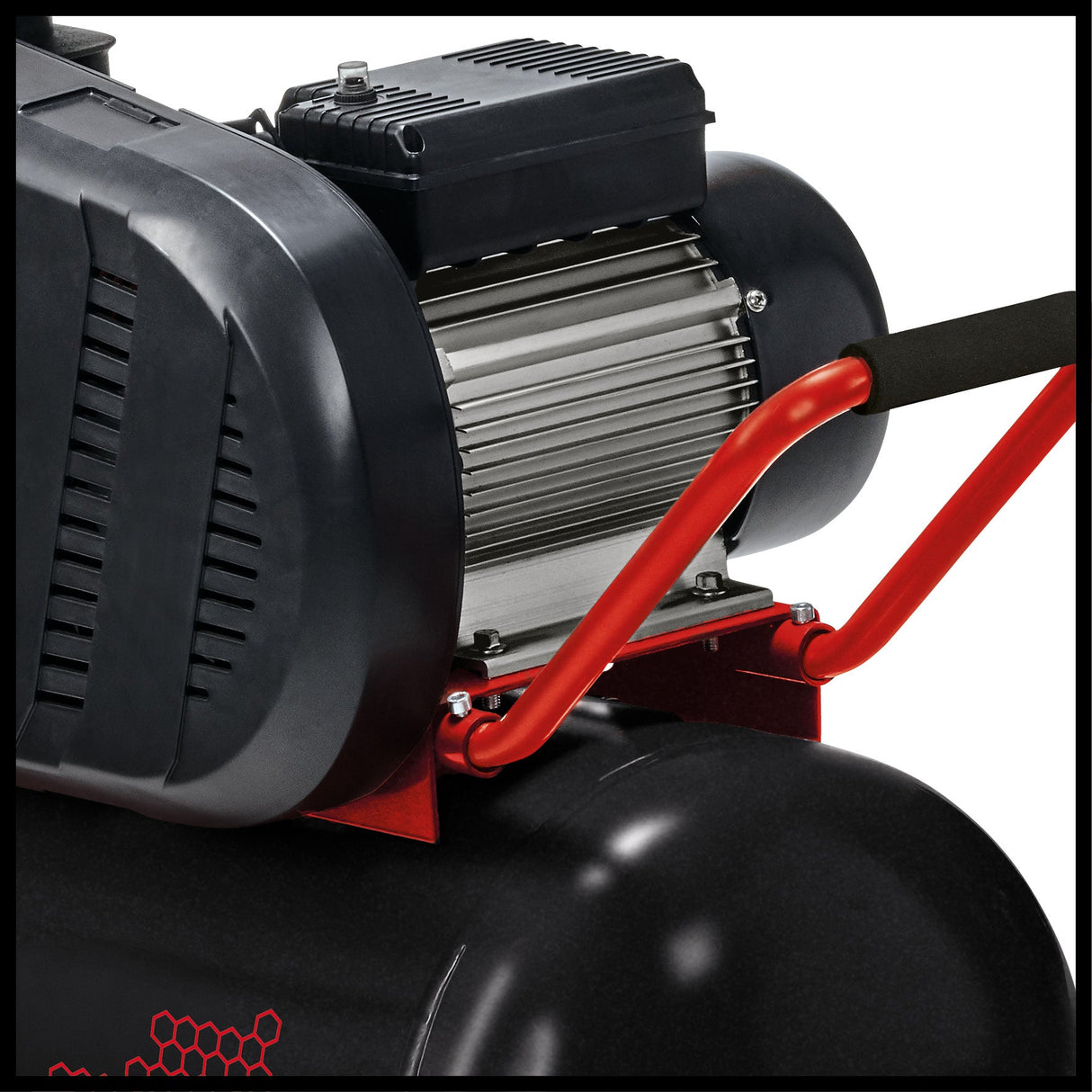 Compresor Einhell TE - AC 430/90/10, 3.000 W, transmisie prin curea trapezoidala, pana la 10 bar, rezervor de 90 l, pompa lubrifiata cu ulei, mobilitate datorita rotilor mari, putere mare de iesire Einhell - scule electrice si unelte profesionale - BricoMart