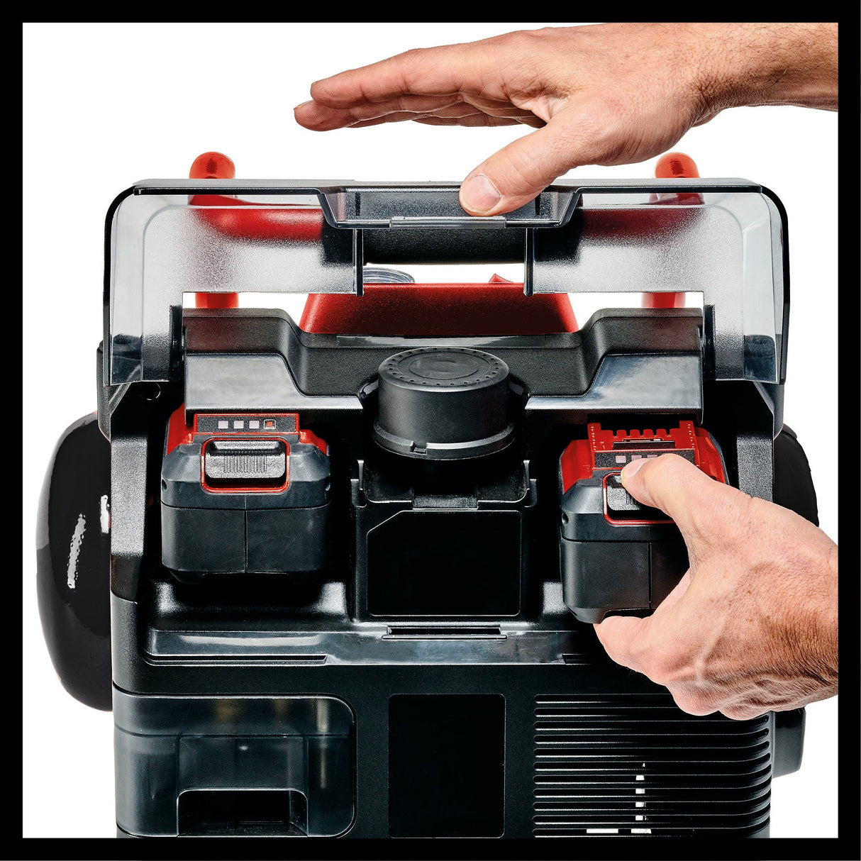 Compresor pe acumulator Einhell TE - AC 36/150 Li OF - Solo Power X - Change (36 V, max. 8 bar, rezervor de 6 L, capacitate de admisie 150 L/min, manometru, fara ulei, fara acumulator Einhell - scule electrice si unelte profesionale - BricoMart