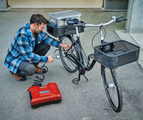 Compresor pe acumulator Einhell TE - AC 36/8 Li OF Set - Solo Power X - Change (36 V, max. 8 bar, fara ulei, capacitate de aspirare 130 l/min, incl. set de 3 adaptoare, fara acumulator sau incarcator Einhell - scule electrice si unelte profesionale - BricoMart