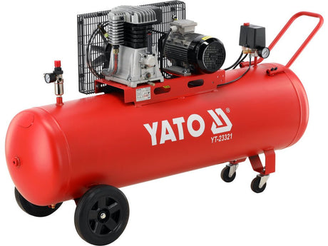 COMPRESOR ULEI CU CUREA YATO YT - 23321 , 400V , 200L ,3.0CP , 1100 rpm ,360 l/min YATO - scule electrice si unelte profesionale - BricoMart