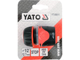CONECTOR RAPID DE 1/2" CU FUNCTIE STOP Yato YT - 89011 Yato - scule electrice si unelte profesionale - BricoMart