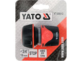 CONECTOR RAPID DE 3/4" CU FUNCTIE STOP Yato YT - 89013 Yato - scule electrice si unelte profesionale - BricoMart