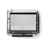 Contact grill Panini, profesional, Hendi, 2200W, partea superioara si cea inferioara striate, din fonta cu invelis ceramic, suprafata grill 340 x 230 mm