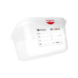 Container GN 1/9 polipropilena, HENDI, GN 1/9, 0,6L, transparent, 176x108x(H)65mm, Dreptunghiular