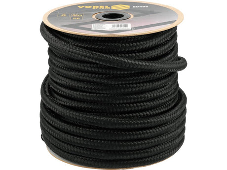 Cordelina VOREL 69486, 20 mm, 50 m negru