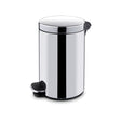 Cos de gunoi rotund cu pedala, inox, 30L,ø300x(H)650mm