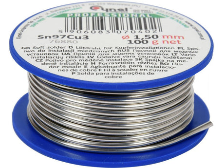 COSITOR FARA PLUMB, 1,5MM, 100G, SN97CU3 Toya 76880 Toya - scule electrice si unelte profesionale - BricoMart