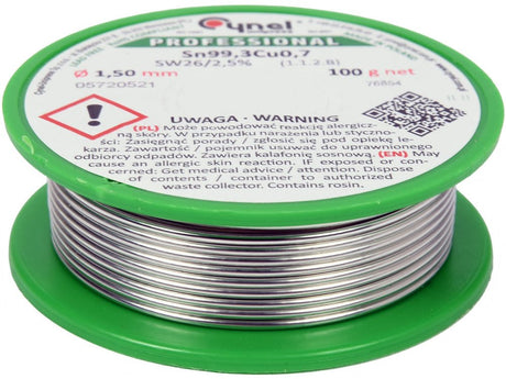 COSITOR FARA PLUMB, 1,5MM, 100G, SN99,3CU0,7 Toya 76854 Toya - scule electrice si unelte profesionale - BricoMart