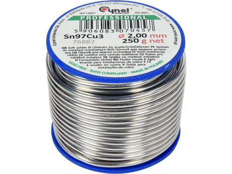 COSITOR FARA PLUMB, 2,0MM, 250G, SN97CU3 Toya 76882 Toya - scule electrice si unelte profesionale - BricoMart