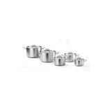 Cratita cu capac, 12 Lit, 32 cm diametru x 15 cm inaltime , inox cu finisaj satinat, fund triplu capsulat, potrivita si pentru inductie, Hendi Kitchen Line, potrivita si pentru uz profesional