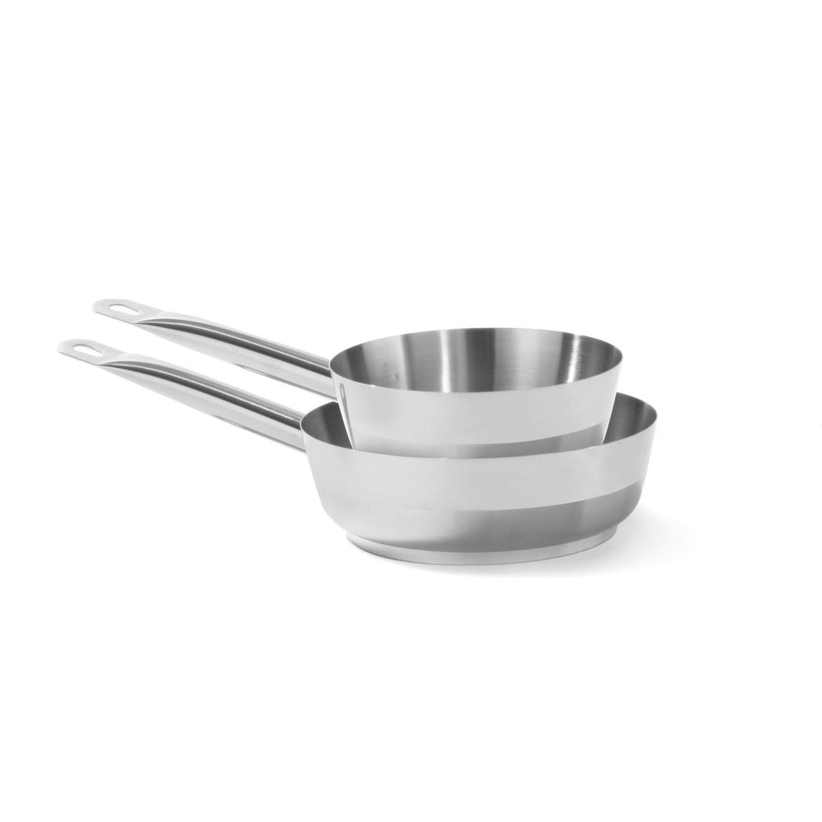 Cratita sote cu coada, 1,5 Lit,20 cm diametru x 6 cm inaltime, inox, gama Hendi Profi Line