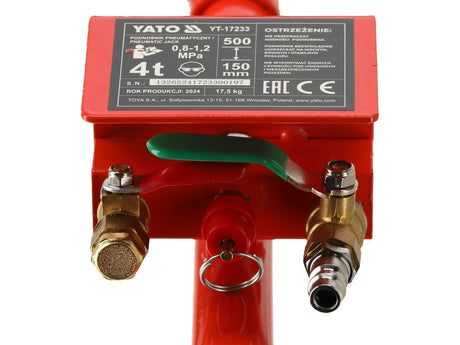 CRIC PNEUMATIC, PERNA AER, INALTATOR, 4T Yato YT - 17233 Yato - scule electrice si unelte profesionale - BricoMart