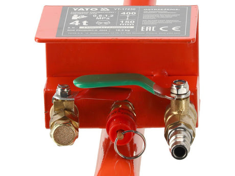 CRIC PNEUMATIC, PERNA DE AER, 4T Yato YT - 17230 - 150 mm, 400 mm, 30°, 50° Yato - scule electrice si unelte profesionale - BricoMart