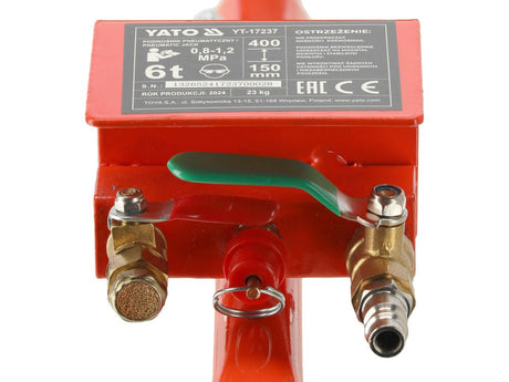 CRIC PNEUMATIC, PERNA DE AER, 6T Yato YT - 17237 - 15 cm, 40 cm, 150 mm, 400 mm Yato - scule electrice si unelte profesionale - BricoMart