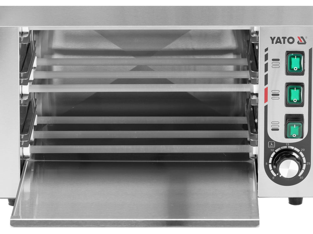 CUPTOR SALAMANDER QUARTZ 49X30X33CM Yato YG - 04660 - 3000 W, 490 x 300 x 330 mm, 8,5 kg, electrica Yato - scule electrice si unelte profesionale - BricoMart