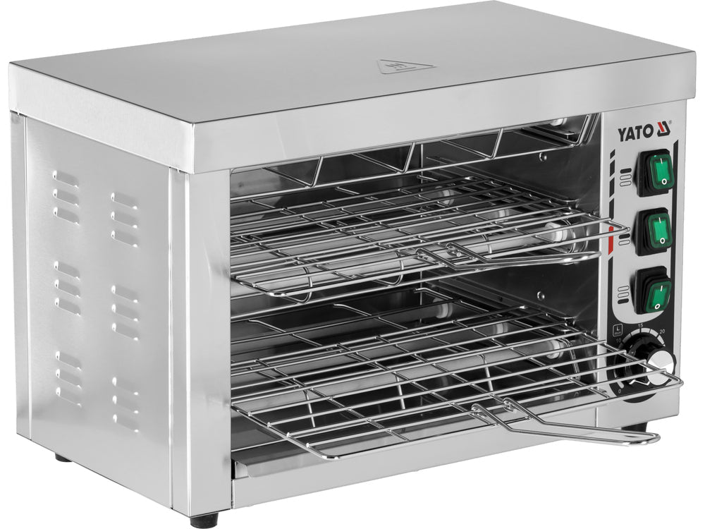 CUPTOR SALAMANDER QUARTZ 49X30X33CM Yato YG - 04660 - 3000 W, 490 x 300 x 330 mm, 8,5 kg, electrica Yato - scule electrice si unelte profesionale - BricoMart
