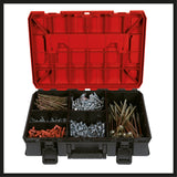 Cutia de sistem Einhell E - Case S - F (pentru depozitarea universala, dimensiuni externe 44x32x13 cm, max. 25 kg incarcatura, rezistenta la stropire, stivuibila, inclusiv insertie de spuma cu grilaj) Einhell - scule electrice si unelte profesionale - BricoMart