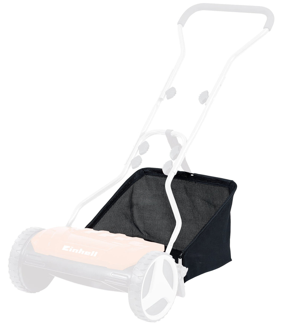 Cutie de colectare a ierbii, originala Einhell (accesoriu pentru masinile manuale de tuns iarba Einhell GE - HM 38 S si GE - HM 38 S - F, recipient din nailon cu o capacitate de 26 litri). Einhell - scule electrice si unelte profesionale - BricoMart
