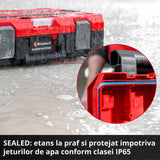 Cutii pentru scule E-Case originale Einhell, atelier rulant format din 3 genti, max. 120 kg, rezistente la praf + jet de apa, 44 x 40 x 70 cm, inclusiv sine laterale - imagine 8