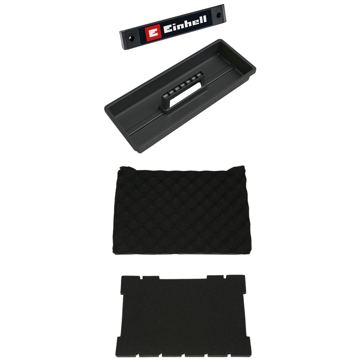 Cutii pentru scule E-Case originale Einhell, atelier rulant format din 3 genti, max. 120 kg, rezistente la praf + jet de apa, 44 x 40 x 70 cm, inclusiv sine laterale - imagine 2